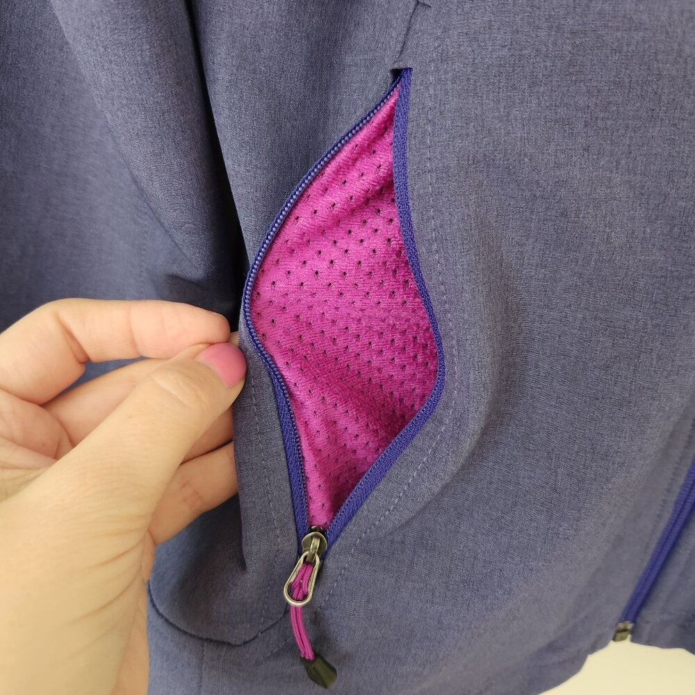The North Face FlashDry Jacket Blue Purple Pink Outdoors Spring Fall Pretty Cute - Picture 5 of 12
